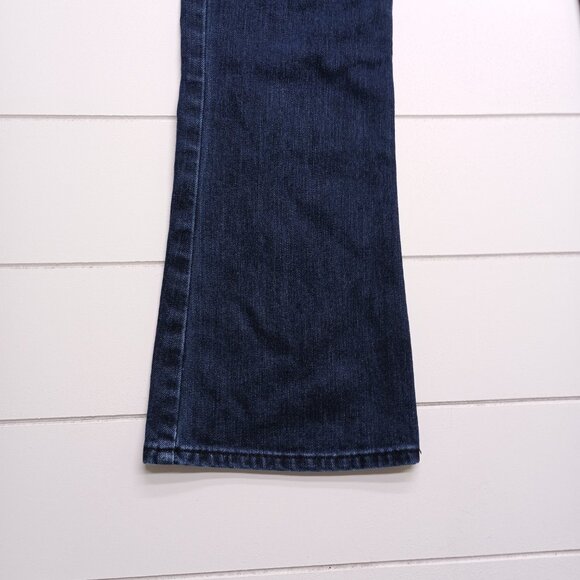 Abercrombie & Fitch Dark Wash Flare Jeans Women’s 4R W27 L33 - Picture 9 of 10